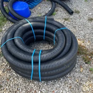 Perforated 100mm land drain