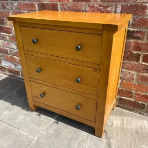 Solid Oak Chest of Drawers - Excellent Condition - Image 5