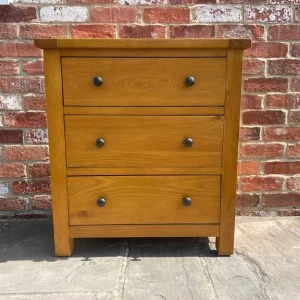 Solid Oak Chest of Drawers - Excellent Condition - Image 8