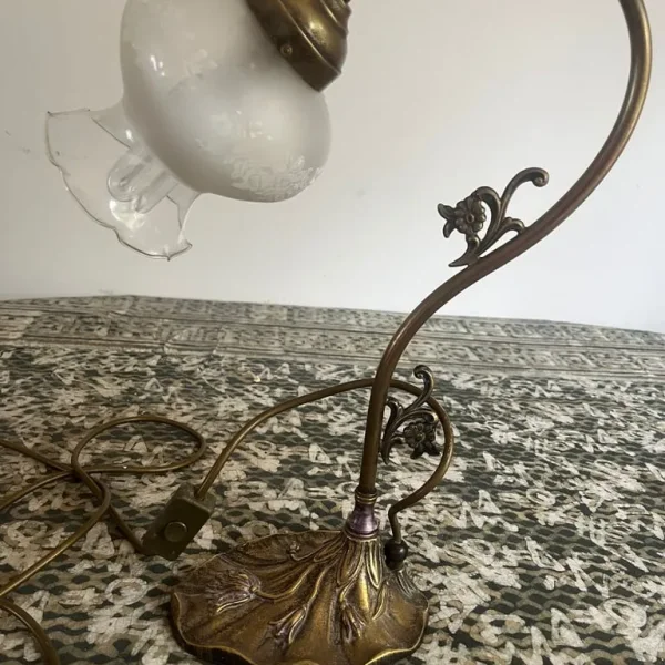 Antique brass lamp