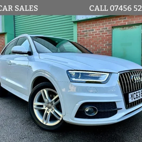 2013 (63) AUDI Q3 2.0 TDI S LINE 86,000 MILES 2 OWNER CAMBELT CHANGE UK DELIVERY