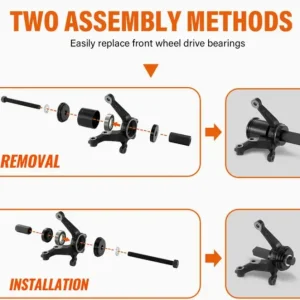 23pcs Universal Wheel Bearing Removal Installation Tool Kit Front Wheel Drive - Image 8