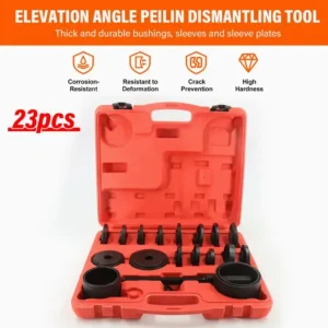 23pcs Universal Wheel Bearing Removal Installation Tool Kit Front Wheel Drive