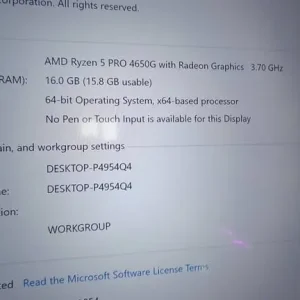 GAMING PC RYZEN 5 - 4650G CPU NVIDIA GTX 1060 GRAPHICS - Image 4