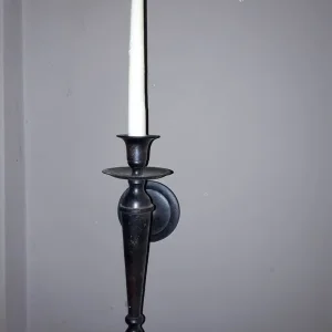 Pair of wall mount candlelarbras