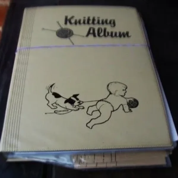 Folder of Knitting Patterns - as per attached photos