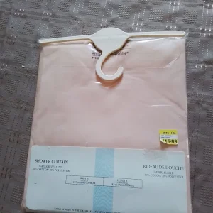 New peach colour shower curtain - Image 2