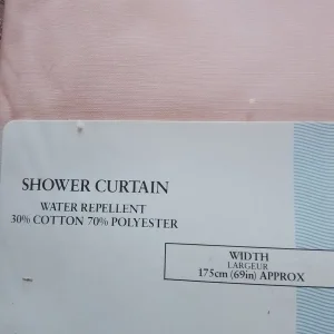 New peach colour shower curtain - Image 3