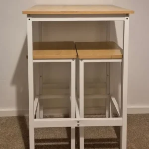 Bar dining table set with stools