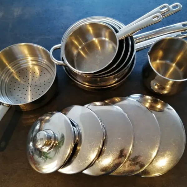 Classic Stellar Stainless Steel Saucepan Set