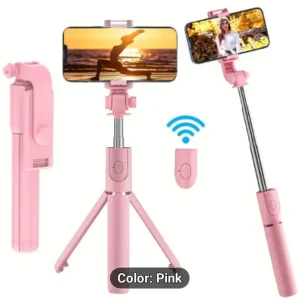 Bluetooth wireless selfie stick brand new pink - Image 2