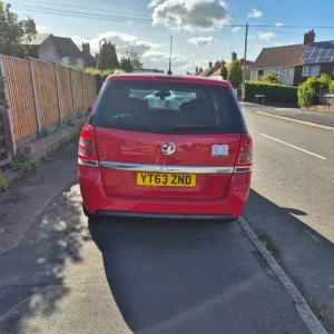 Vauxhall, ZAFIRA, MPV, 2013, Manual, 1686 (cc), 5 doors - Image 2