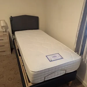 Adjust-a-Bed 3ft single adjustable electric bed with mattress and headboard - Image 3