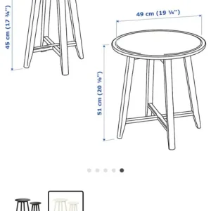 Nest Of 2 Round White 65Tables - Image 7