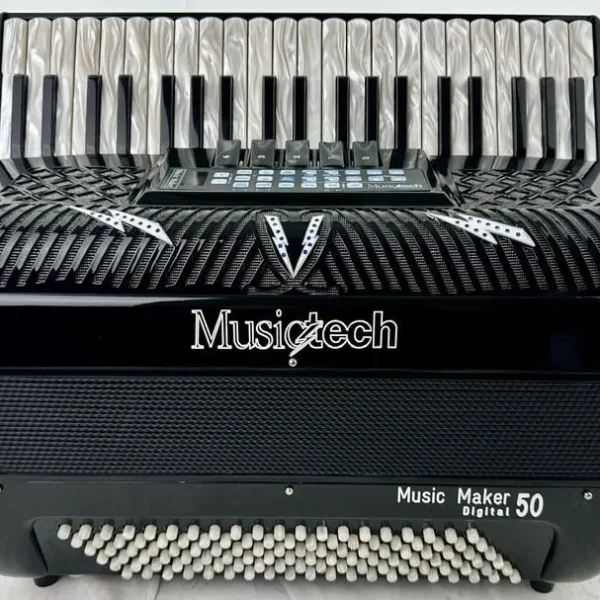 Superlight Reedless Accordion 5.2kg - Musictech Musicmaker Digital 50 - 41 keys / 120 Bass