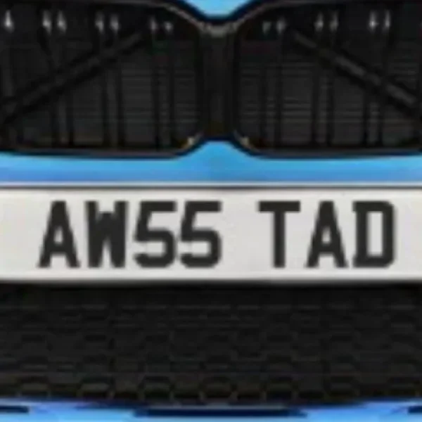 Private number plate