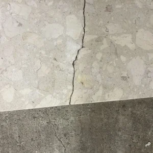 Marble Back Plate with Wooden Fire Surround and Marble Hearth - Image 5