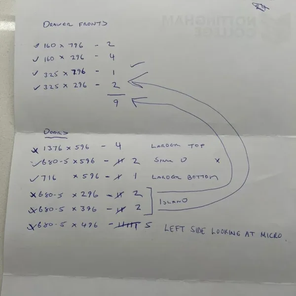 Milano Elements Metallic Slate Matt kitchen doors