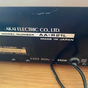 AKAI AA-R21L STEREO RECEIVER 1980s VINTAGE AMPLIFIER MADE IN JAPAN - Image 4