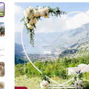 Large wedding garden metal arch - Image 2