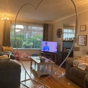 Large wedding garden metal arch