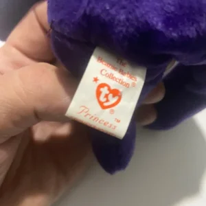 Ty Beanie Baby 💎PRINCESS the Diana Bear from 1997 🔥 RARE & RETIRED! 🔥MINT! 🐻 - Image 3