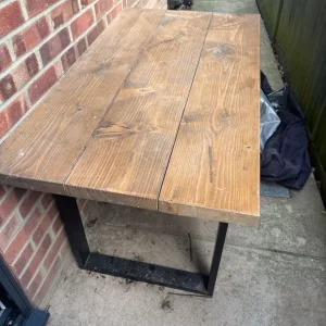 Small Kitchen table - reclaimed wood - Image 2