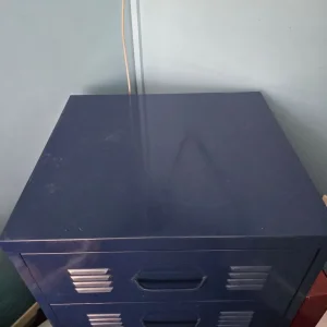 Locker style metal wardrobe and chest of drawers - Image 4