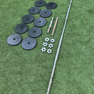 1-Inch Weight Set – 7ft Bar, Dumbbell Handles & 50kg Plates