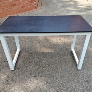 Black Top & White Frame Desk 120cm FREE DELIVERY 048 - Image 2