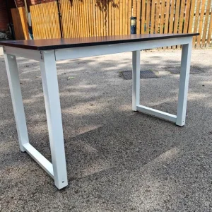 Black Top & White Frame Desk 120cm FREE DELIVERY 048 - Image 4