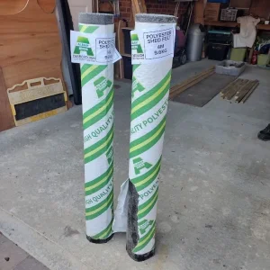 2 Rolls of shed felt