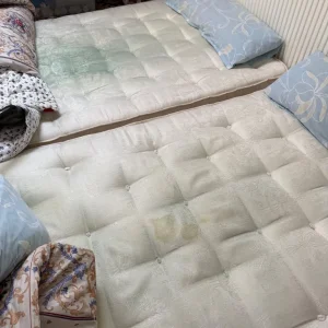 Two wooden frame beds for sale - Image 5