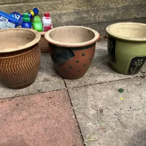 Collection of 8 Flower pots of various sizes - Image 3