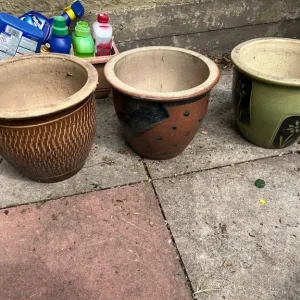 Collection of 8 Flower pots of various sizes - Image 7