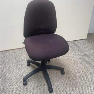 Dark Purple Swivel Chair - Image 2