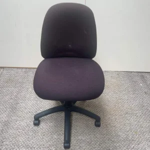 Dark Purple Swivel Chair