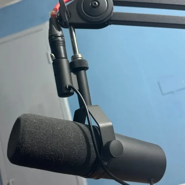 Shure sm7b + motu M2 + triton