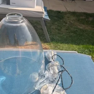 Hoxton Bullet Pendant Light Satin Nickel - Image 2