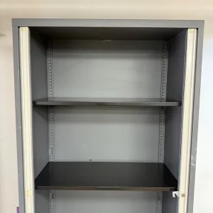 FREE DELIVERY A4 EuroTambour Tall Cupboard with 4 Shelves w/ sliding door, in good condition - Image 5