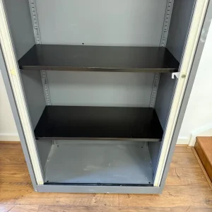 FREE DELIVERY A4 EuroTambour Tall Cupboard with 4 Shelves w/ sliding door, in good condition - Image 6