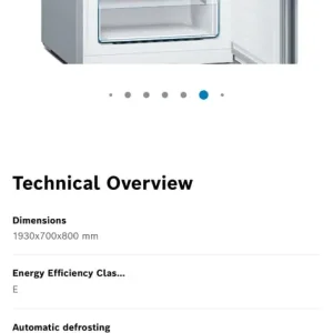 Bosch Free-standing fridge-freezer like new - Image 5