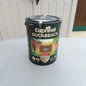 Cuprinol 5 Year Ducksback Forest Oak protective wood stain paint - 5 litres