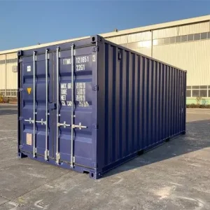 New / One-Trip 20ft Shipping / Storage Containers Scotland - Blue RAL5013 - £2350 + VAT