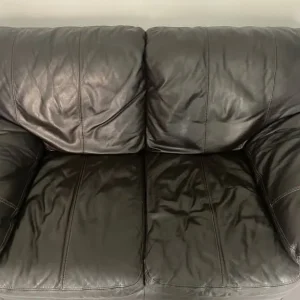 2 seater leather sofa PRICE REDUCED - Image 2