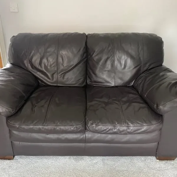 2 seater leather sofa PRICE REDUCED