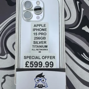 APPLE IPHONE 15PRO 256GB UNLOCKED ALL NETWORKS ONE YEAR WARRANTY