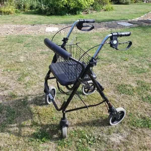 Disabled walker with seat and basket - Image 3