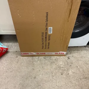 Wren toughened clear glass splash back - Image 2