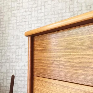 Vintage Mid Century Teak Chest of Drawers by Austinsuite - Image 4